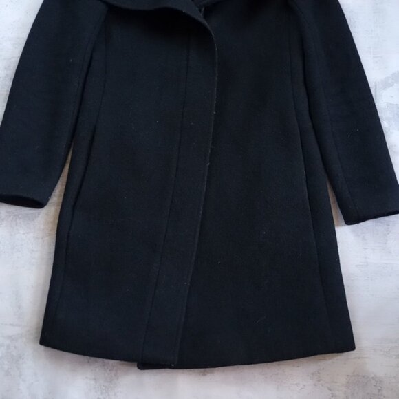 Club Monaco Wool Winter Jacket Rocio Faux Fur - Picture 6 of 13